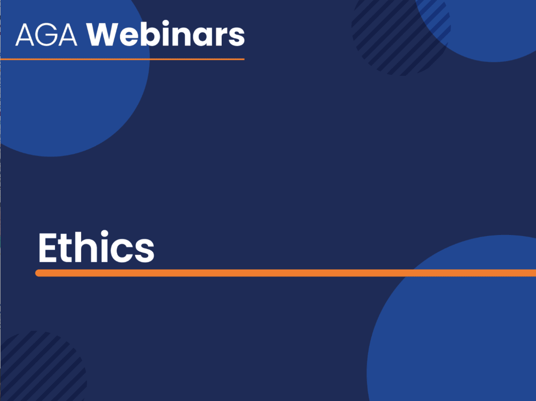 Ethics Webinar